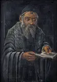 Szekhér, Rabín, okolo 1920, olej na plátne