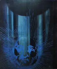 Zbyněk Prokop, Bez názvu – Z cyklu Medzistav II., 1992, akryl na plátne