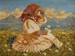 Jan Hála, Leto vo Važci, okolo 1942, olej na plátne