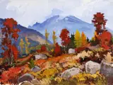 Kriváň by Jaroslav Votruba, 1948, tempera na papieri, sold Jun 2011