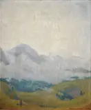 Július Koreszka, Hmlisté ráno, okolo 1935, olej na plátne