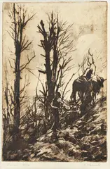 Viktor Hermély, Oranie I., okolo 1930, farebná litografia na papieri