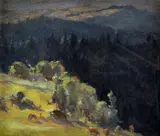 Halász-hradil Elemér, Horská krajina