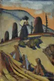 Mikuláš by Martin Benka, 1935, olej na kartóne, sold Jun 2011