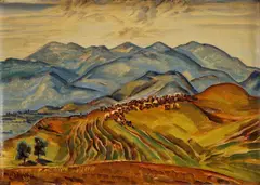 Martin Benka, Roháče, okolo 1938, olej na preglejke