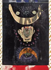 Jacob Bornfriend, Zviera (Bildes Biet), okolo 1970 - 75, koláž na papieri
