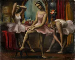 Štefan Bednár, Baletky, okolo 1935-38, olej na látne