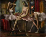 Štefan Bednár, Baletky, okolo 1935-38, olej na látne