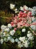 Záhrada v kvete by Leona Szegedy-maszák, okolo 1910, olej na plátne, sold Jun 2011