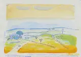 Peter Bartoš, Pseudokolor-koncept, 1993, tempera, fixka na papieri