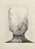 Milan Paštéka, Hlava, 1978, ceruza na papieri