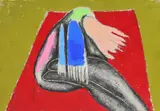 Milan Paštéka, Torzo, 1969, ceruza, pastel na papieri