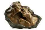 Július Bártfay, Milenci, 1933 (1968), bronz