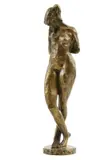 Jozef Kostka, Stojaci akt (Zamyslená), okolo 1955 (neskoršia edícia), bronz