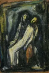 Jozef Teodor Tekel, Pieta, okolo 1940, pastel na papieri