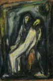 Jozef Teodor Tekel, Pieta, okolo 1940, pastel na papieri