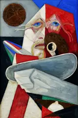 Július Szabó, Exagi Monumentum, 1967, tempera, kombinácia technik na kartóne