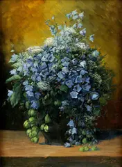 Letná kytica by Géza Petrányi, 1912, olej na plátne, sold Mar 2011