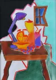 Kristián Karban, Zátišie, 2010, pastel na papieri
