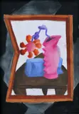 Nina Vidovencová, Zrkadlo, 2010, pastel na papieri