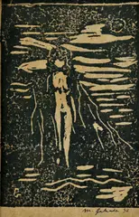 Mikuláš Galanda, Akt, 1936, drevoryt na papieri