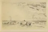 Max Švabinský, Žatva, okolo 1955, litografia na papieri