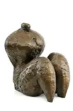 Paľo Tóth, Sediaci akt, okolo 1968, bronz