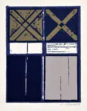 Alojz Klimo, Okná, 1980, farebná serigrafia na papieri