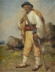 Bača by Bohumil Horyna, okolo 1910, olej na plátne, sold Oct 2010