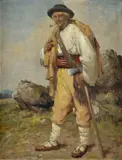 Bohumil Horyna, Bača, okolo 1910, olej na plátne