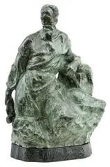 Július Bártfay, Michelangelo, 1933-35 (odliate 1968), bronz, drevený podstavec