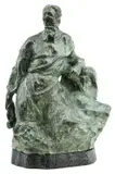 Július Bártfay, Michelangelo, 1933-35 (odliate 1968), bronz, drevený podstavec