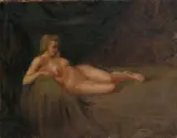 Samuel Welber Sándor Beregi, Ležiaci akt, 1929, olej na plátne