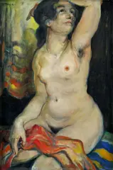 Július Jakoby, Akt ženy, 1932, olej na plátne