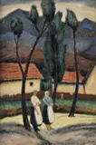 Janko Alexy, Na priedomí (Liptovská Osada), okolo 1929-31, pastel na papieri