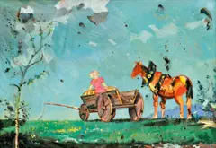 Ľudovít Fulla, Májové ráno, 1950, olej na plátne