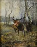 Eugen Suchoň, Jeleň, okolo 1930, olej na plátne