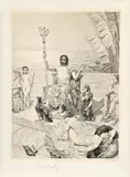 Max Švabinský, Zeus, okolo 1940, litografia na papieri