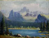 Ladislav Berecz, Štrbské pleso, okolo 1940, olej na plátne