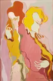 Anna Goliášová, Sokyne, 1974, olej na plátne