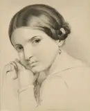 Božetěch Jozef Klemens, Dievčatko, 1872, ceruza na papieri