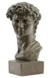Hlava Dávida by T. - Podľa Michelangela Buonarottiho Crocci, 20. storočie, bronz, sold Jun 2010