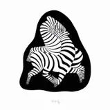 Viktor Vasarely, Zebry II., okolo 1960, serigrafia na papieri