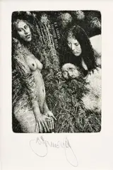 Ex Libris Jaromír Bílek by Albín Brunovský, okolo 1980, lept na papieri, sold Jun 2010
