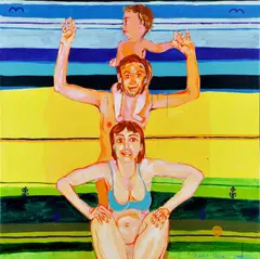 Pálová Ildikó, Moja rodinka, 2010, olej na plátne