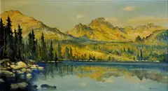 Solovjev Arkadij, Skalnaté pleso, okolo 1940, olej na plátne