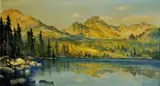 Solovjev Arkadij, Skalnaté pleso, okolo 1940, olej na plátne