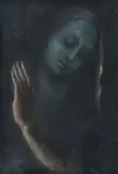 Edita Spannerová, Melanchólia, okolo 1946, pastel na kartóne