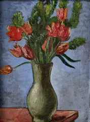 Mikuláš Galanda, Kytica tulipánov, okolo 1930, olej na plátne