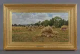 John Clayton Adams, Harvest Time, 1886, oil on canvas